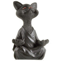Thumbnail for Whimsical Buddha Cat Figurine