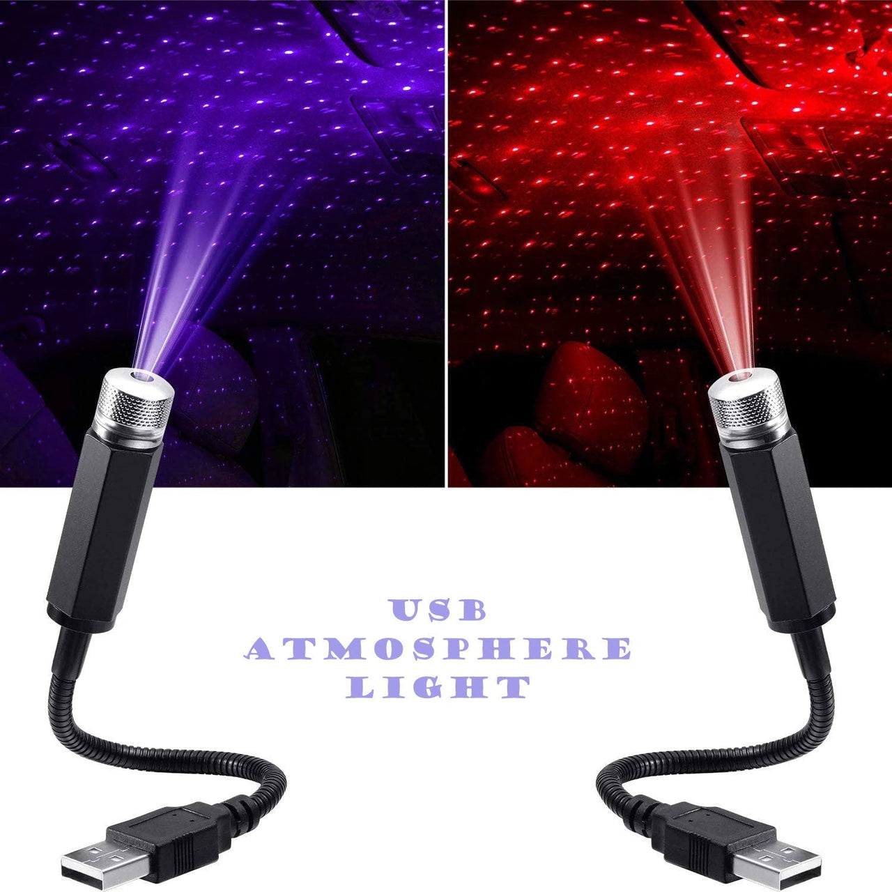 Car USB Laser Atmospheric Light