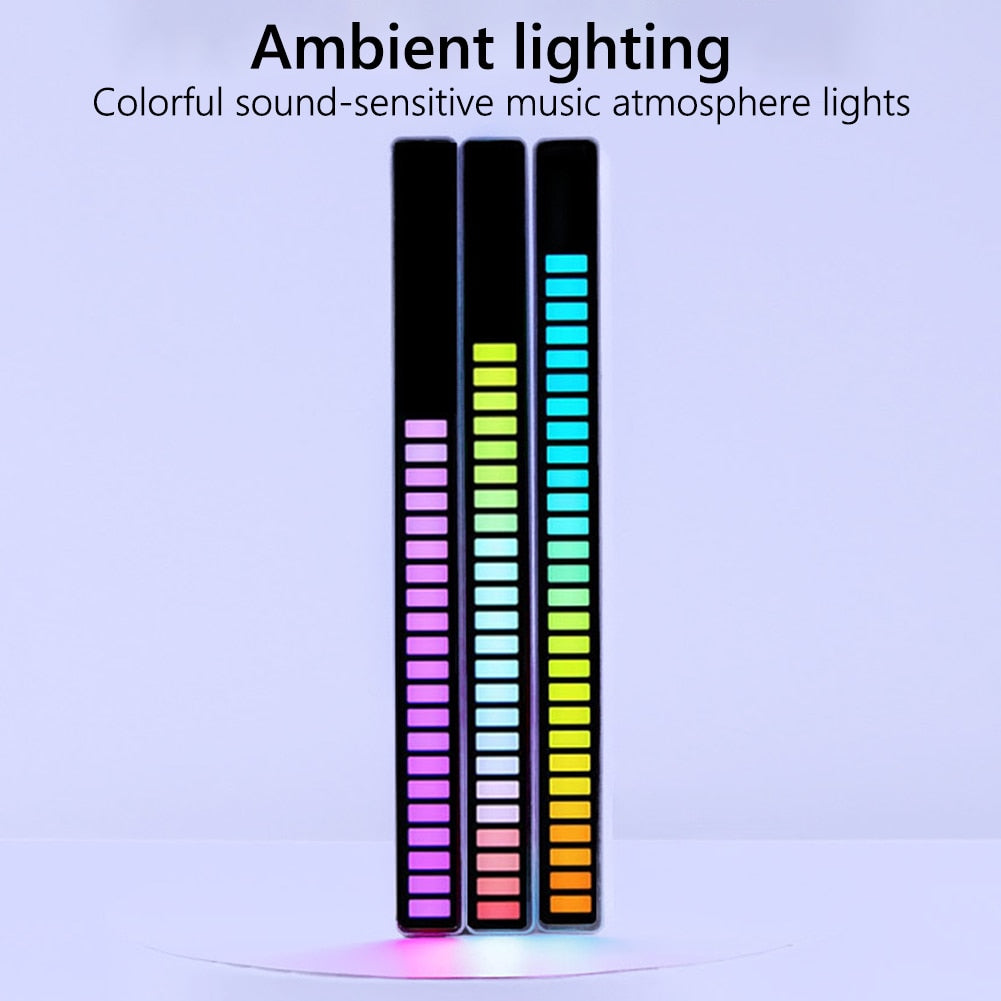 RGB Sound Control Rhythm Recognition Light Bar