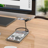Thumbnail for 4 Port Clip-Type USB 3.0 Aluminum Hub