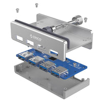 Thumbnail for 4 Port Clip-Type USB 3.0 Aluminum Hub