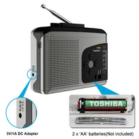 Thumbnail for Portable Cassette Player & Converter with Radio