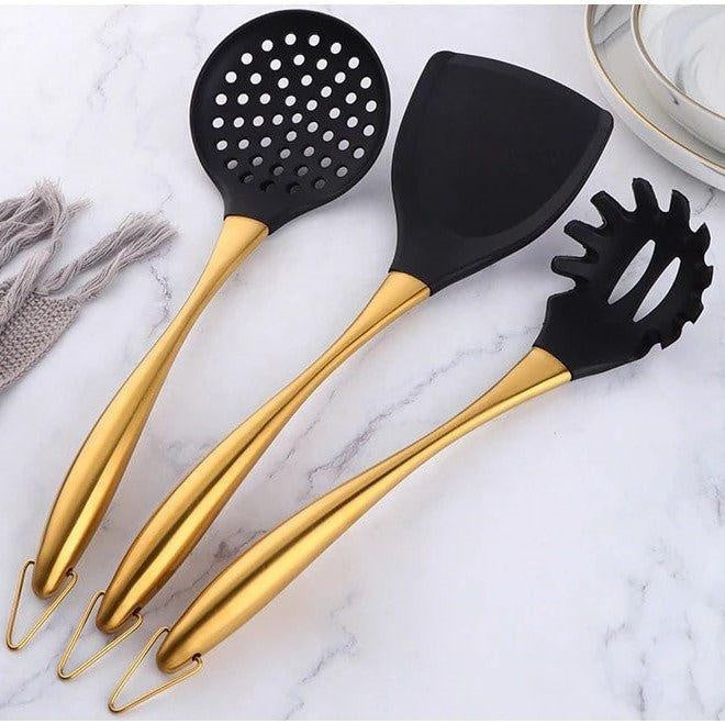 Gold Cooking Utensils Set PCS PeekWise