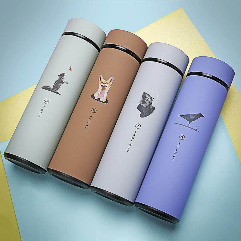 HISE Double Wall Stainless Steel Thermos PeekWise