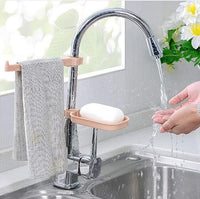 Thumbnail for Sink Clip Towel Rack Soap Dish Attachment PeekWise