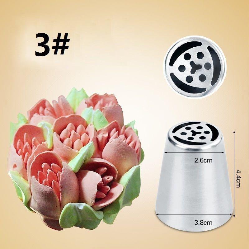 pc Set Flower Shape Icing Nozzles PeekWise