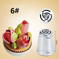 Thumbnail for pc Set Flower Shape Icing Nozzles PeekWise