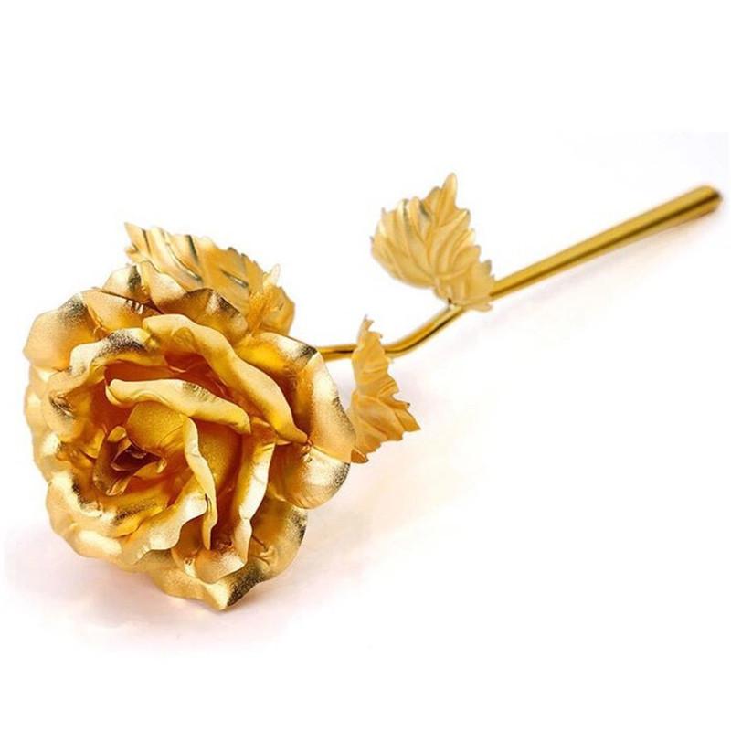 24k Gold Foil Rose - With Box