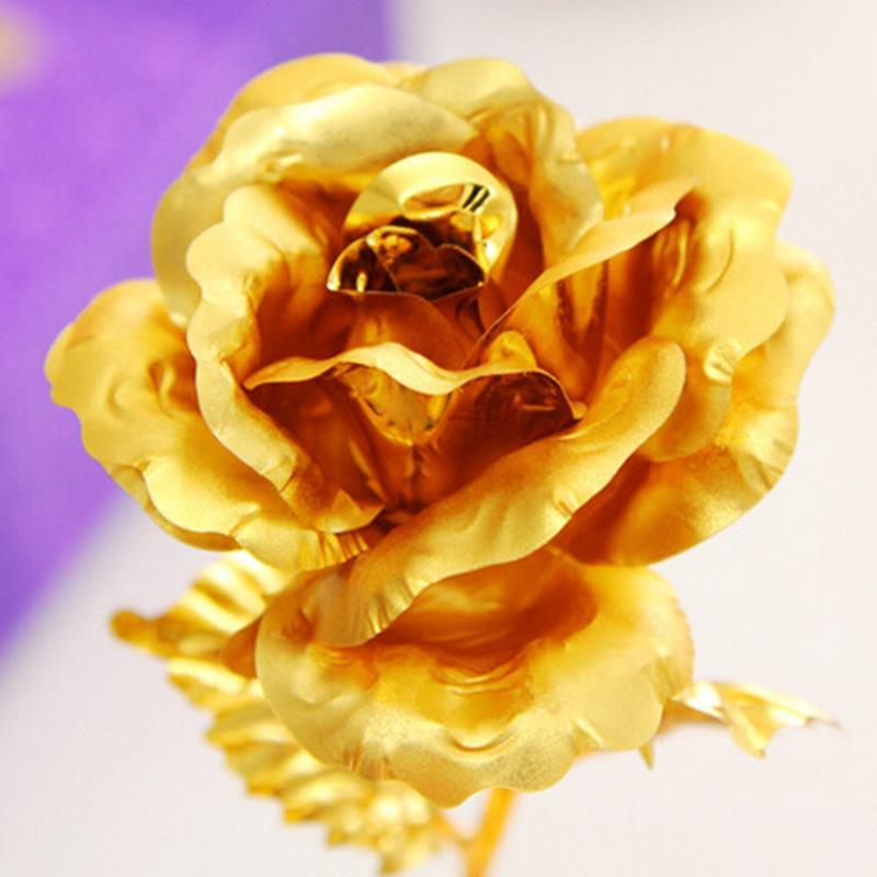 24k Gold Foil Rose - With Box