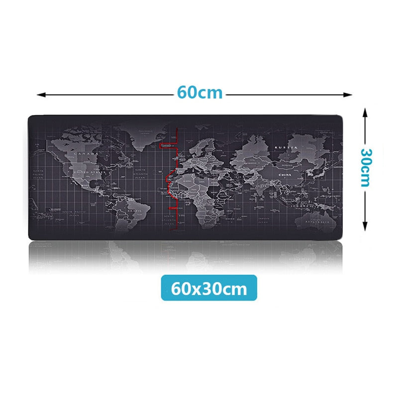 Large Extended Mouse Pad with Stitched Edge