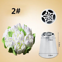 Thumbnail for pc Set Flower Shape Icing Nozzles PeekWise