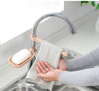 Thumbnail for Sink Clip Towel Rack Soap Dish Attachment PeekWise