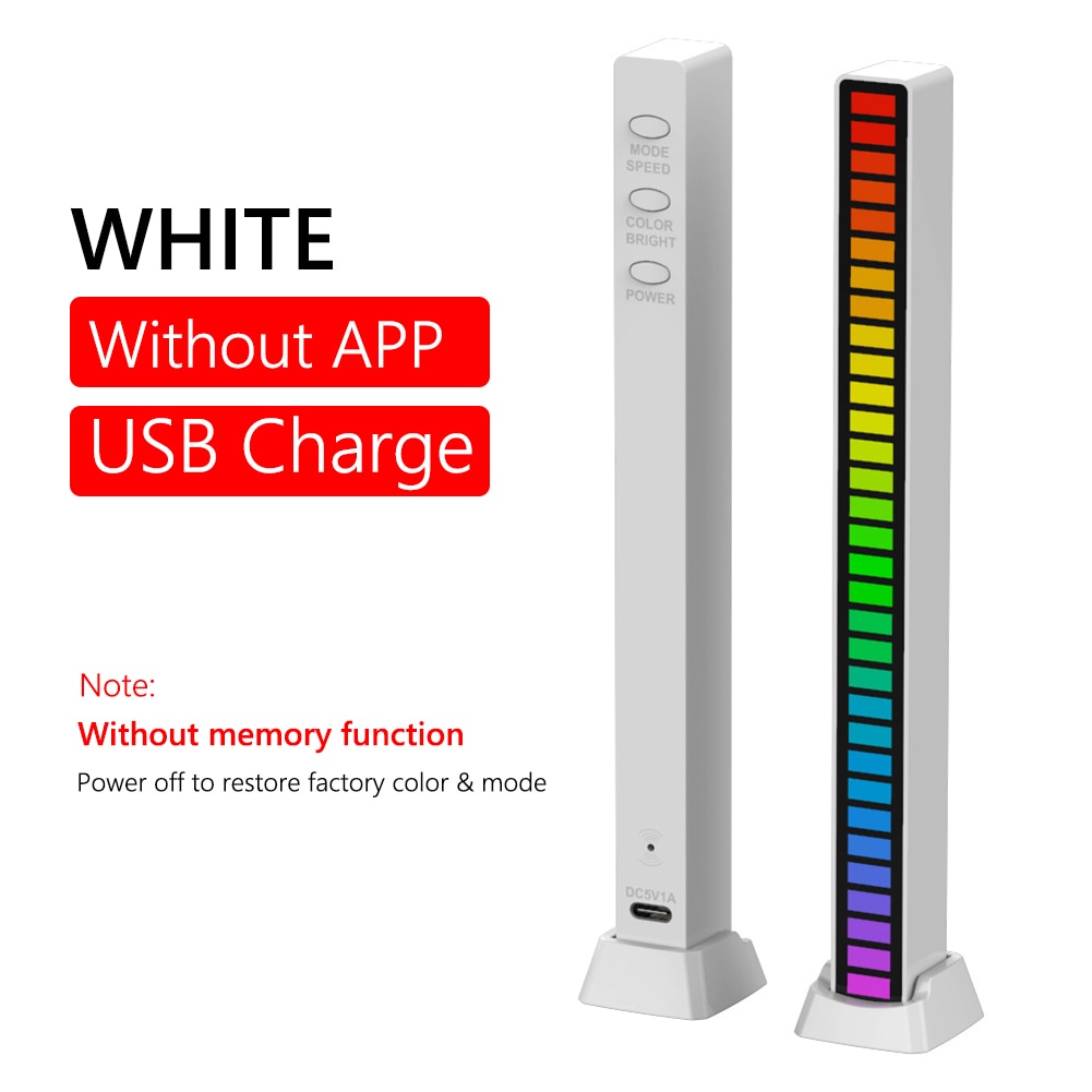 RGB Sound Control Rhythm Recognition Light Bar