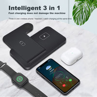 Thumbnail for 3 in 1 Wireless Charger For AirPods Pro Apple Watch 7 SE 15W Fast Charging Stand