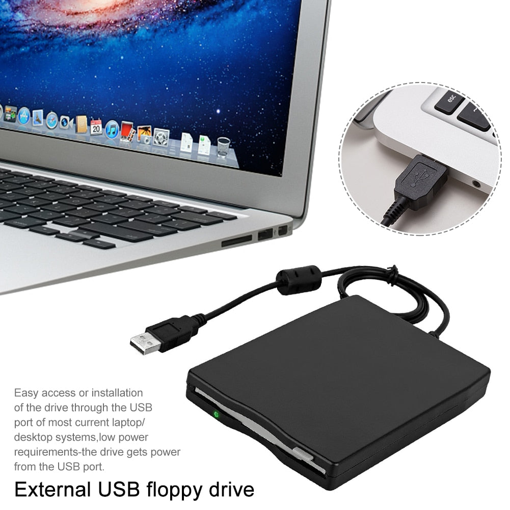 3.5" External Floppy Disk Drive