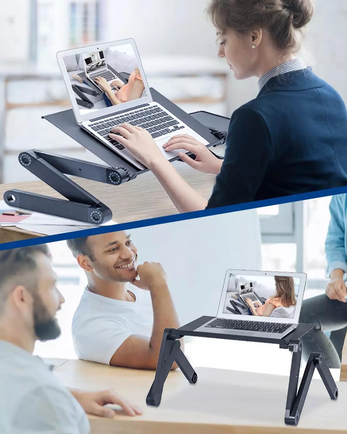 Table Desk Stand With Mouse Pad for laptop