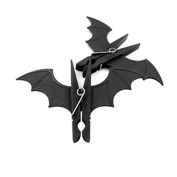 Halloween Black Bat Pegs (Set of 2)