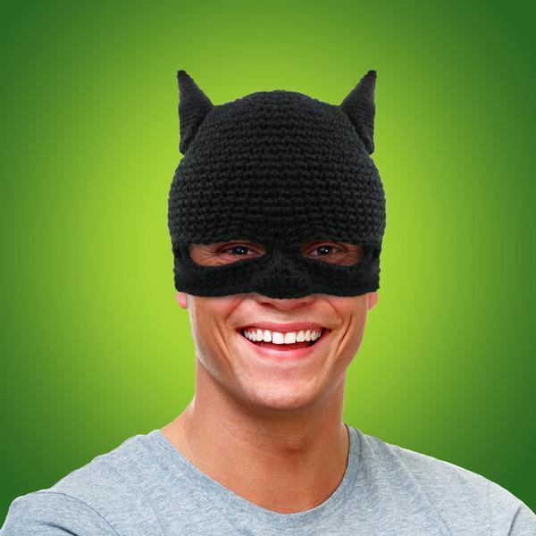 Handmade Bat Mask Beanie