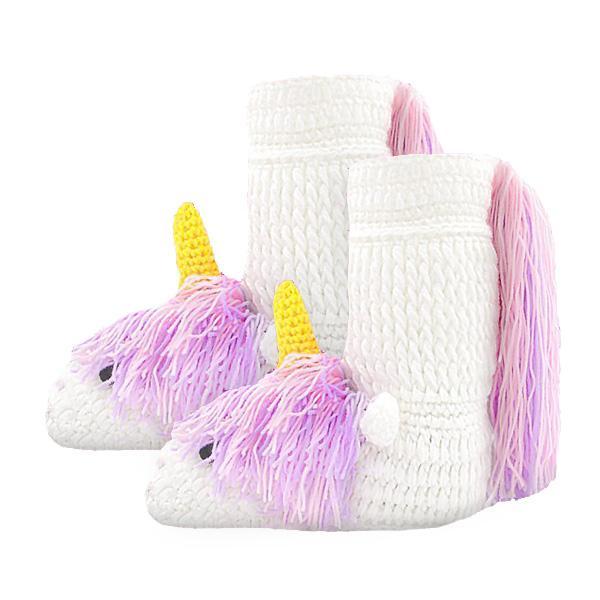 Handmade Crocheted Unicorn Booties