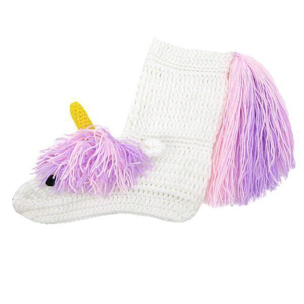 Handmade Crocheted Unicorn Booties