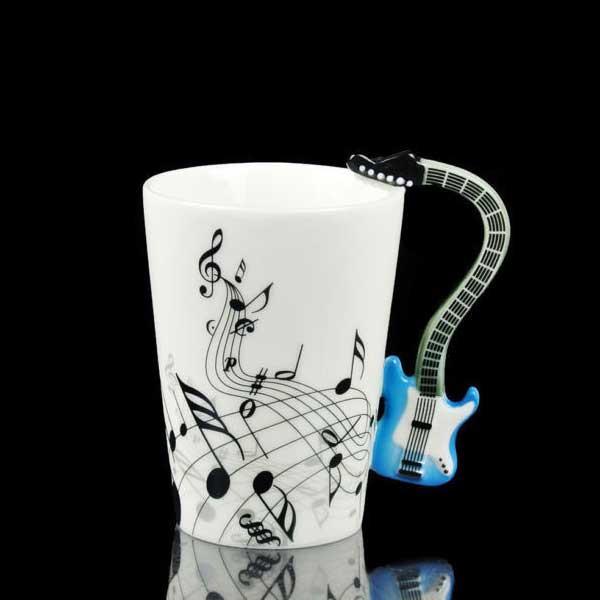 Handmade Electric Guitar Mug