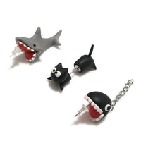 Thumbnail for Handmade Jaws Shark Earrings