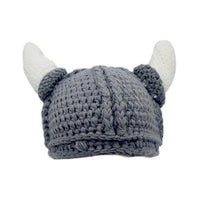 Thumbnail for Handmade Knitted Viking Hat