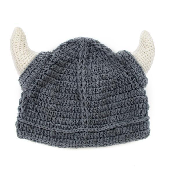 Handmade Knitted Viking Hat