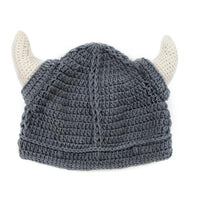 Thumbnail for Handmade Knitted Viking Hat