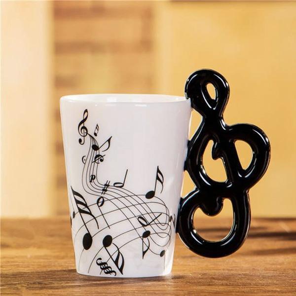 Handmade Musical Note Mug