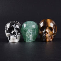 Thumbnail for Handmade Natural Skull Crystals (Various Gemstones)