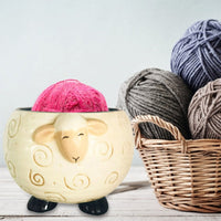 Thumbnail for Handmade Sheep Yarn Bowl