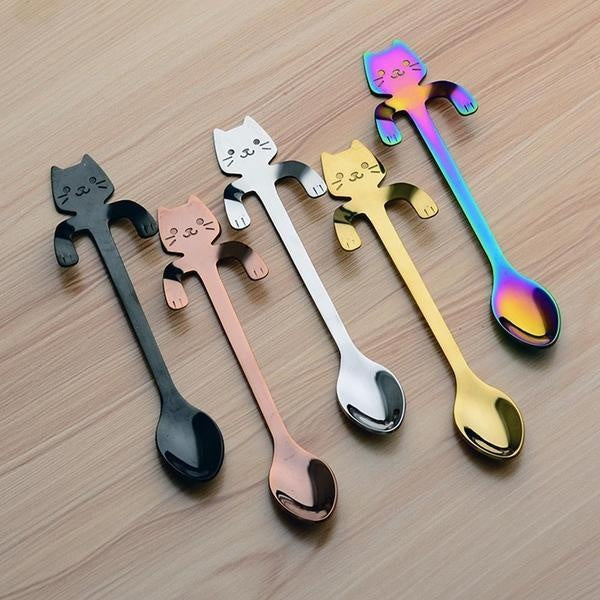 Hanging Cat Teaspoon