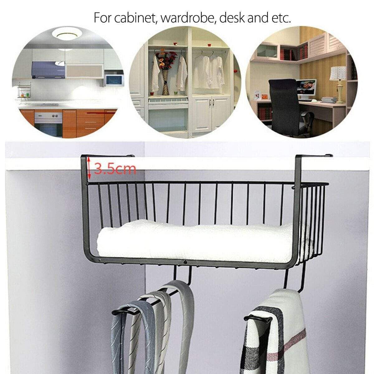 Hanging Organizer Under-Cabinet Shelf - PeekWise