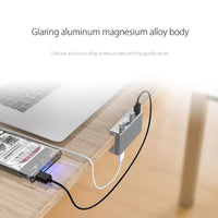 Thumbnail for 4 Port Clip-Type USB 3.0 Aluminum Hub