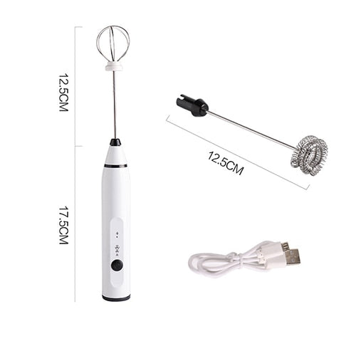 Milk Frother Foam Maker High Speeds Drink Mixer Handheld