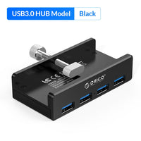 Thumbnail for 4 Port Clip-Type USB 3.0 Aluminum Hub