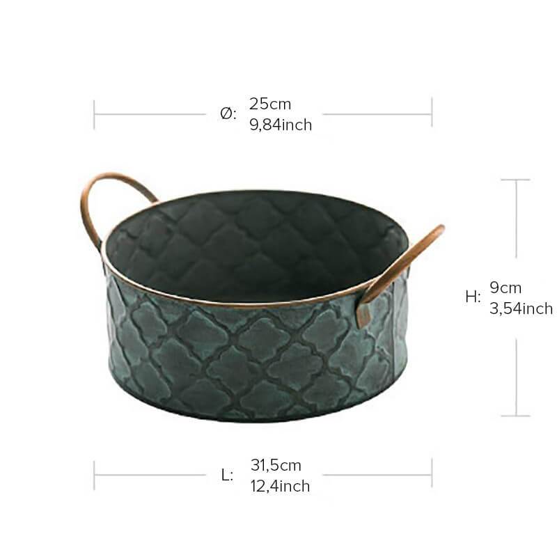 HERMETICA Retro Iron Bread Basket PeekWise