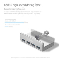 Thumbnail for 4 Port Clip-Type USB 3.0 Aluminum Hub