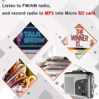 Thumbnail for Portable Cassette Player & Converter with Radio