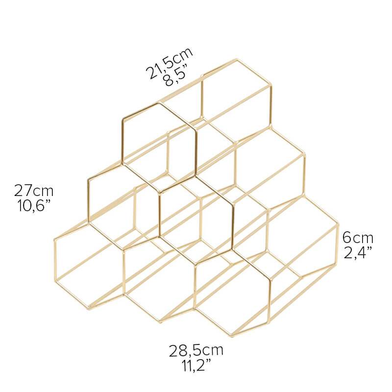 Honeycomb Wine Storage Rack PeekWise