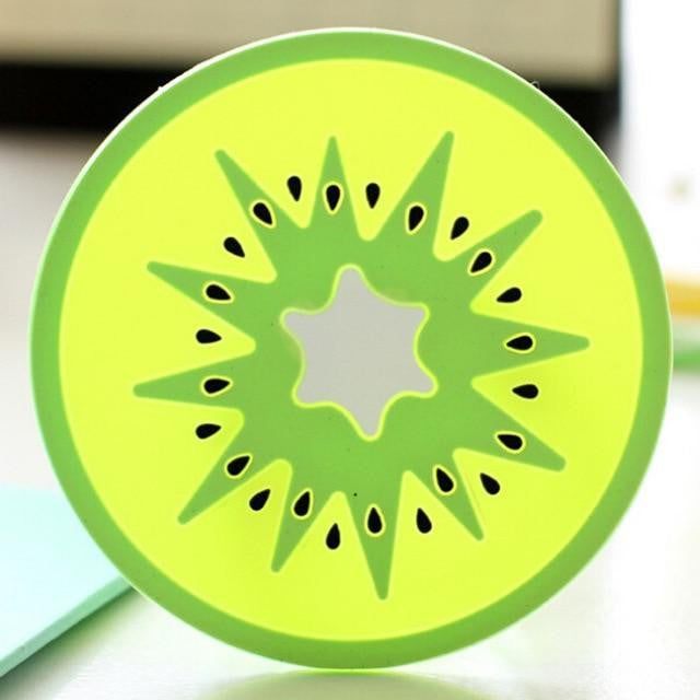 Non Slip Silicone Fruit Coasters - PeekWise