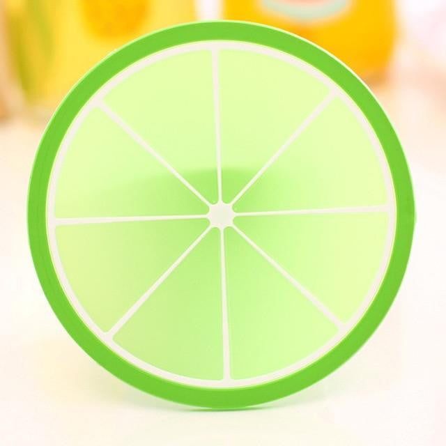 Non Slip Silicone Fruit Coasters - PeekWise