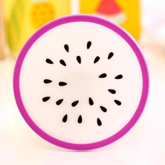 Non Slip Silicone Fruit Coasters - PeekWise