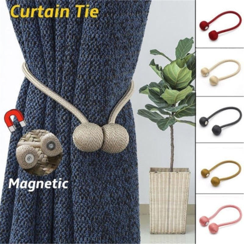 Magnetic Curtain Tiebacks - PeekWise