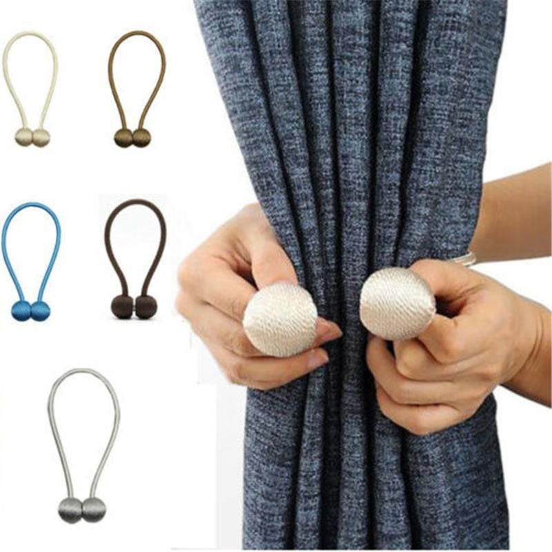 Magnetic Curtain Tiebacks - PeekWise