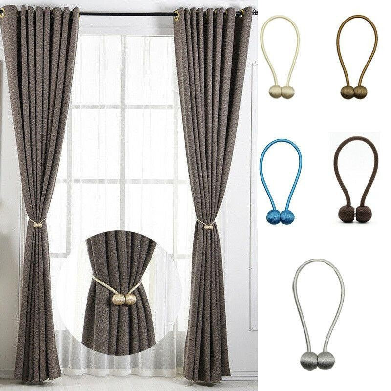 Magnetic Curtain Tiebacks - PeekWise