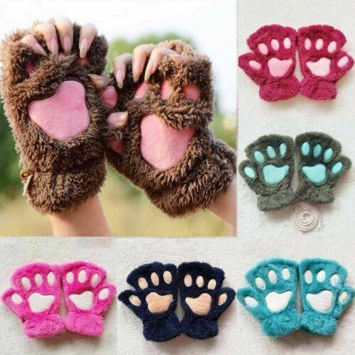 Cute Bear Paw Gloves PeekWise