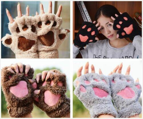 Cute Bear Paw Gloves PeekWise