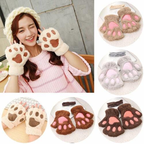 Cute Bear Paw Gloves PeekWise